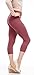 LMB Lush Moda Extra Soft Capri Leggings - One Size - Variety of Colors - Mulberry
