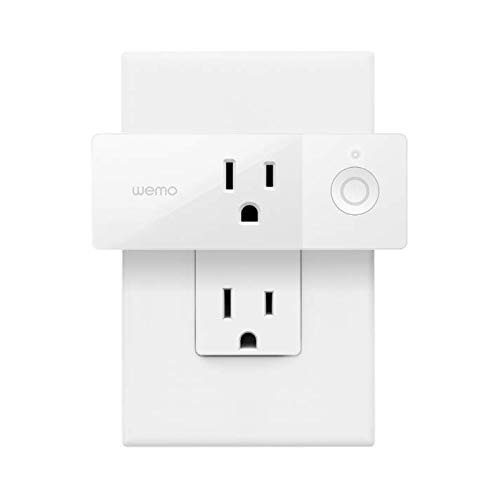 Wemo Mini Smart Plug, Wi-Fi Enabled, Compatible with Alexa (F7C063-RM2) (4 pack) (Certified Refurbished)