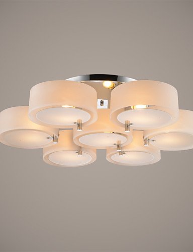 Mla Ikea Style Flush Mount Modern Contemporary 7 Lights Ceiling