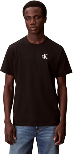 Herren T-Shirt Kurzarm Graphic mit Rundhalsausschnitt, Schwarz (Black), XL