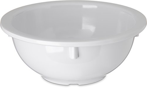 Carlisle 4352202 Dallas Ware Melamine Rim Nappie Bowl, 14 oz. Capacity, 5.53 x 2.28