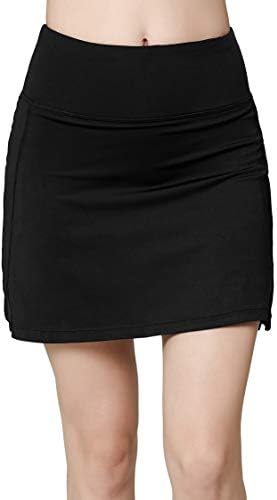 Oalka Women's Active Athletic Skirt Sports Golf Tennis Running