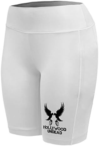 Sysuser Women's Hollywood Undead Mid Thigh Yoga Workout Legging Shorts