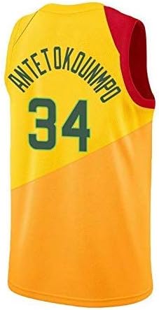 yellow giannis jersey