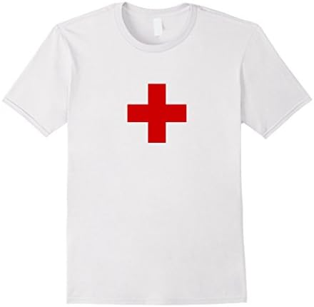 Men's Red Cross Movement Logo T-Shirt (h) 2XL White