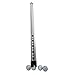 Aluminum Shag Tube and Practice Golf Ball Shagger