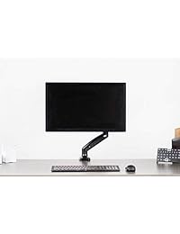 VIVO, soporte de montaje con contrapeso para monitor individual, con resorte a gas, para montaje universal de monitores de 13 a 27", Negro