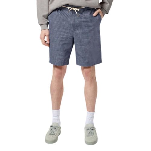 Scotch & Soda Fave Bermuda Shorts, Bermudas, Hombre, Atlantic Blue Mini Check, 34W