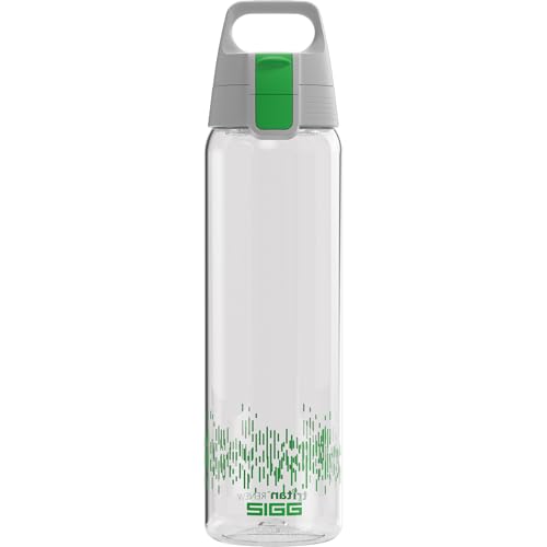 - Borraccia Tritan - Total Clear ONE - Perfetta Per Bevande Gassate - Lavabile In Lavastoviglie - Ermetica - Leggera - Resistente Ai Graffi - Senza BPA - 0,75L - Green