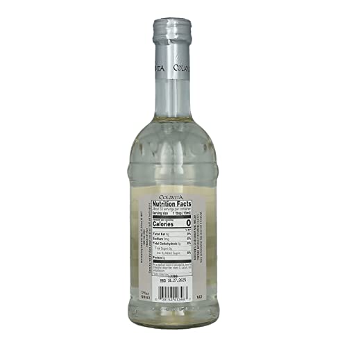 COLAVITA WINE VINEGAR – CHARDONNAY WINE VINEGAR, PREMIUM QUALITY, NATURALLY AGED IN WOODEN BARRELS, 17 FL OZ BOTTLE