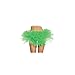 Tutu - Green Sexy Mini Tulle Tutu Elastic Waist Skirt Adult Costume