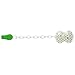 Chicco Pacifier Clip, Green/Yellow