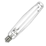 iPower GLBULBH1000 Hydroponic 1000 Watt Horticulture Flowering Pressure Sodium HPS Grow Light Bulb Lamp, High PAR Enhanced Red and Orange Spectrums CCT 2100K, 1000W