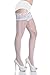 Lubricious Thigh High Stockings (One Size 3 Pack, Black, Nude, White)