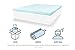 ViscoSoft 3 Inch Memory Foam Mattress Topper Cal King - Select High Density Ventilated Mattress Pad - Premium Removable Rayon Cover