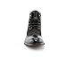 Polar Fox Jonah MPX808567 Mens Casual Perforated Vegan Leather High-Top Red Wing tip Brogue Western Derby Dress Boots – Black, Size 10.5