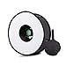 Professional Foldable & Collapsible Speedlight Softbox 45cm/17.7inch Ring Speedlite Flash Diffuser Macro Shoot Round Softbox