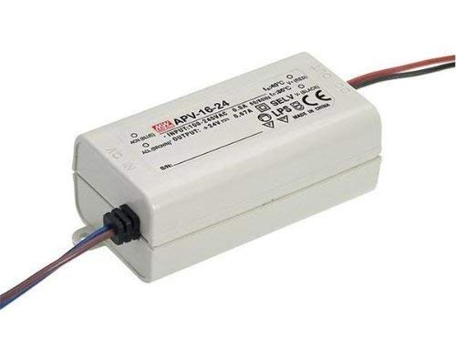 Meanwell Original 24V Led Drive APV-16-24 Single Output 16.08W 24V 0.67A Mean Well Power Supply APV-16