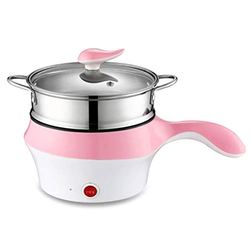 Floridivy 1.5L Multifunctional Electric Cooker Food Steamer Non-stick Soup Pot for Sauting/Frying/Stewing/Braising/Steaming