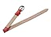 Uyoung 8mm Women's Solid Red Smooth Genuine Leather Watch Band