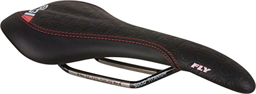 SDG Ti-Fly Saddle Black MicroFiber Cover/Painted Black Solid Ti Rails