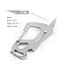 Tacray GK1602 Titanium EDC Keychain - 12 Tools in 1 - Bottle Opener, Wrench, Screw Driver, Key Clip, etc. - Universal Everyday Carry Pocket and Backpack Tool