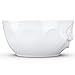 TASSEN Big Porcelain Serving Bowl, Out of Control Face Edition, 87.5 oz. White (Single Bowl)