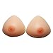 E-FAK Men Women Silicone Breast Forms Crossdresser Cosplay Prosthesis Mastectomy Fake Boobs Bra Enhancer Inserts TV TG (Nude Triangle, L (1.76lbs/Pair - 34DD/36D/38C/42A))
