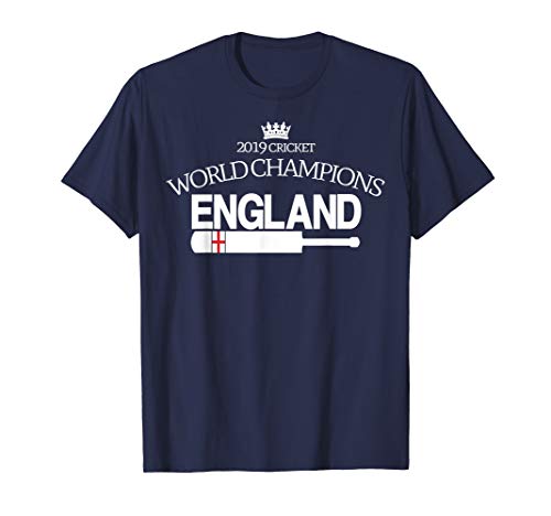 ENGLAND CRICKET (2019 WORLD CHAMPIONS with bat)  T-Shirt