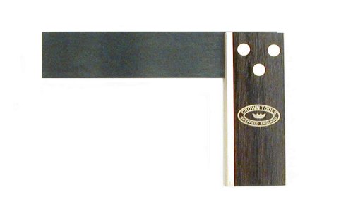 Crown 125 6-inch try square, rosewood