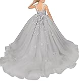 Tulle Flower Girl Dress for Wedding Lace Applique