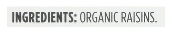 PACK OF 6, 365 BY WHOLE FOODS MARKET, ORGANIC RAISINS, 1 OUNCE