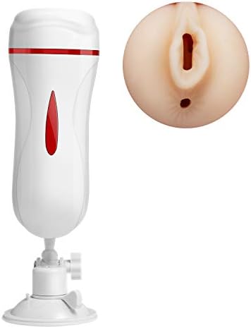TEcoArt Male Masturbrator Cup, 2019 Updated Adult Product Realistic Textured Pocket Vagina, 100% Safe Silicone Massage