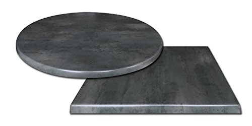 Holland Bar Stool Co. OD36RBlkStl 36" Diameter Black Steel, Season EnduroTop Indoor/Outdoor Table Top - Thumbnail 4