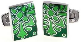 Nuclear Garden Green Cufflinks
