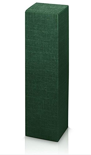 Pack of 10 Wine Boxes, Wine Packaging, Bottle Carton - Fineline Green Folding Box for a Bottle of Wine/Champagne (Green) โ image 1
