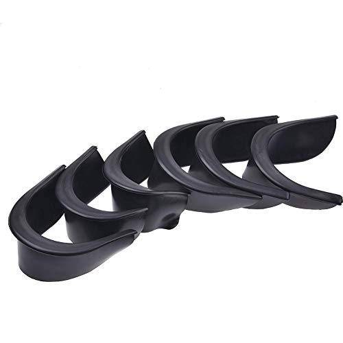 S WIDEN ELECTRIC 6Pcs Pool Table Pockets Liners, Black Rubber 3in Standard Size Pool Table Pockets Protector - Thumbnail 3