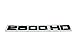 2pcs 2500HD 2500 HD Nameplates Emblems Badges Replacement for Gm Silverado Sierra (Black)