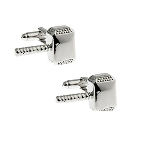 Marvel Comics Thor's Hammer Silver Cufflinks with Giftbox