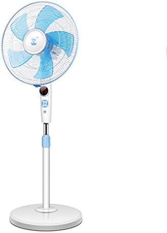 Electrical Remote Controlled Oscillating Pedestal Stand Fan Floor-standing Can Be Rotated (Color : White)