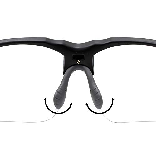 Anti Fog Safety Glasses with Case - Protective Scratch Resistant Lens Eye-wear - UV 400 Shooting Range Protection