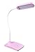 Pink Desk Lamps for Home Office - Super Bright Small Desk Lamp with USB Charging Port, a Perfect LED Desk Light as Study Lamp, Bedside Reading Lights