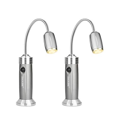 WarmWhite Magnetic Ultra-Bright Barbecue Grill Light 3 modes Super Bright LED Lights, Magnetic Base Flexible Gooseneck BBQ Light Grilling,Adjustable Any Gas,Charcoal,Electric Grill - 1 Pair