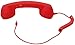 AMC Retro Vintage 3.5 mm Cell Phone Handset Receiver for iPhone Red
