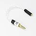 Sukira 4.4MM Male to 2.5mm Trrs Female Balanced Cable, Headphone Audio Adapter for Sony WM1A/1Z, PHA-2A and Astell&Kern Layla, Astell&Kern Rosie, Astell&Kern Roxanne II, Astell&Kern AK T8iE MKII