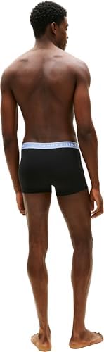Uomo Boxer Confezione da 3 Trunks Elasticizzati, Nero (BRK Blu/Trra Rd/Arm Grn), M