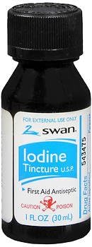 Swan Iodine Tincture, 1 fl. oz.