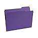Staples File Folders, 1/3-Cut Tab, Assorted Position, Letter Size, Perfect for Home, Office, Classroom, 100-Pack, Purple