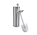 Huji Stainless Steel Toilet Brush and Holder for Bathroom (1, Stainless Steel Toilet Brush)