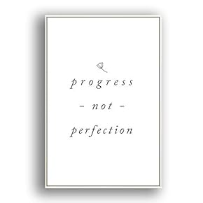 Framed Canvas Wall Art for Living Room, Bedroom Simple Words Canvas Prints for Modern Home Decoration Ready to Hang - 16"x24" inches